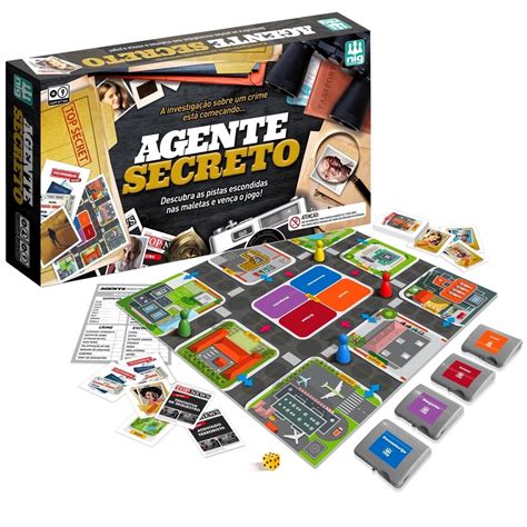 Jogo De Tabuleiro Agente Secreto Detetive 1115 Nig Brinquedos Shopee