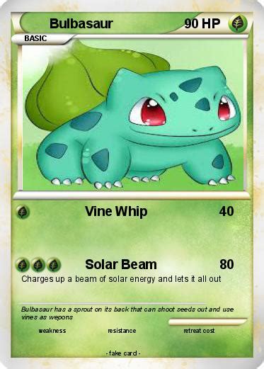 Pokémon Bulbasaur 892 892 - Vine Whip - My Pokemon Card