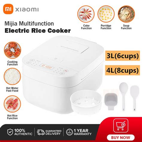 Xiaomi Mijia Electric Rice Cooker C1 3L 4L Capacity Multifunction