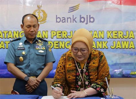 Perkuat Sinergitas Bank Bjb Tandatangani PKS Dengan TNI AL PPAD