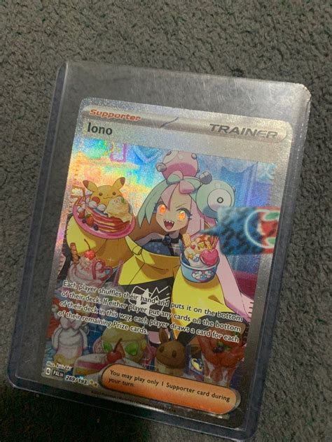 Iono Full Art Paldea Evolved Pokemon Hobbies Toys Toys Games On