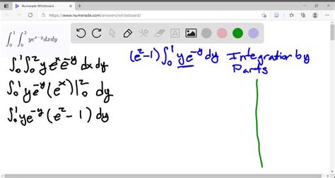 Solved Calculate The Iterated Integral Y E X Y D X D Y