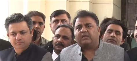 Fawad Condemns Pml N For Launching Campaign Against Sc Bench Hearing