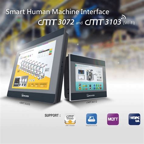 Weintek Cloud Hmi Cmt Series With Integrated Display And Codesys