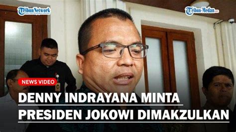 Denny Indrayana Surati Dpr Minta Pecat Presiden Jokowi Sebut Ada