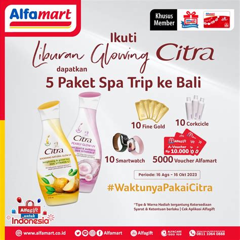 Liburan Ke Bali Gratis Di Undian Star Citra Lotion X Alfamart