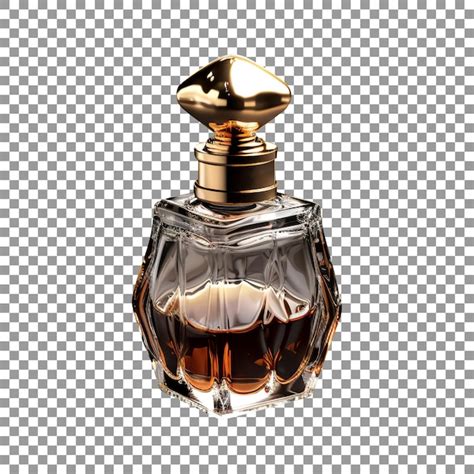 Frasco De Perfume Elegante Isolado Em Fundo Transparente Psd Premium