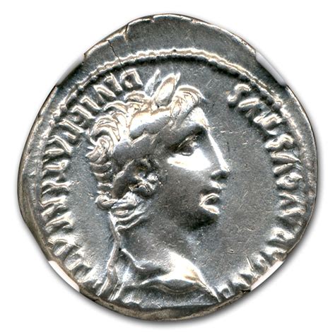 buy roman silver denarius emperor augustus  bc  ad xf ngc apmex