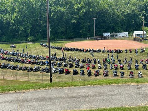 Bikers And Police Join Annual Cops Ride Supporting Families Of Fallen