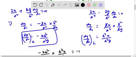 SOLVED Show That The Ellipse X 2 A 2 Y 2 B 2 1 And The