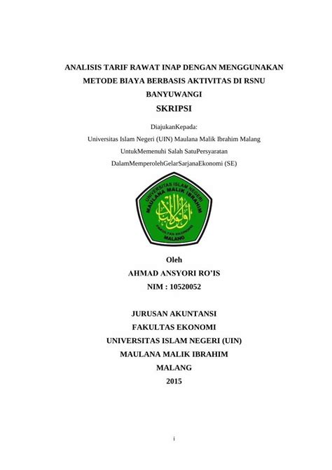 PDF SKRIPSI Etheses Uin Malang Ac Idetheses Uin Malang Ac Id 1620 1