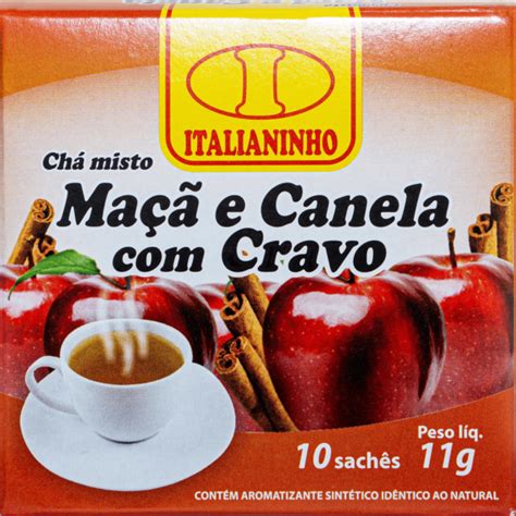 Chá De Maçã Cravo E Canela - Chá Misto Maça, Canela e Cravo – Italianinho