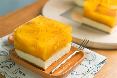 Mango Roses Jelly Cake | Refreshing Dessert - My Lovely Recipes