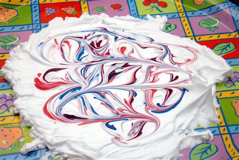 Make Marbled Paper With Shaving Cream An Artful Mom