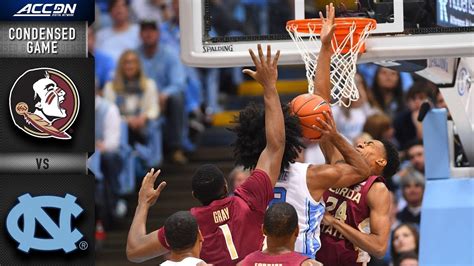 Florida State Vs North Carolina Condensed Game 2018 19 ACC