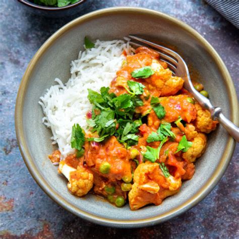 Blumenkohl Curry Mit Erbsen Karotten Paprika Madame Cuisine