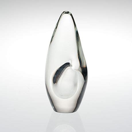 Timo Sarpaneva Glass Sculpture Linnunp Bird S Head For Iittala