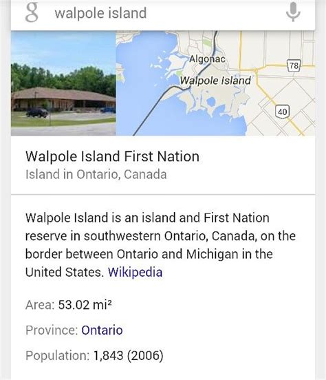 Native Americans Walpole Island United States Ontario