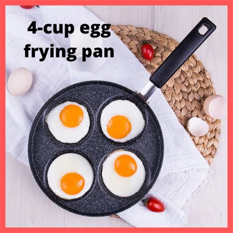 Aluminum 4 Cup Egg Frying Pan Non Stick Egg Cooker Pan Lazada Ph