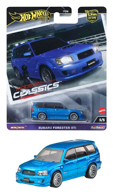 楽天ブックス ホットウィール Hot Wheels カーカルチャー モダンクラシックス スバル フォレスター STi 乗り物おもちゃ ミニカー 3歳から ブルー HRV74 玩具
