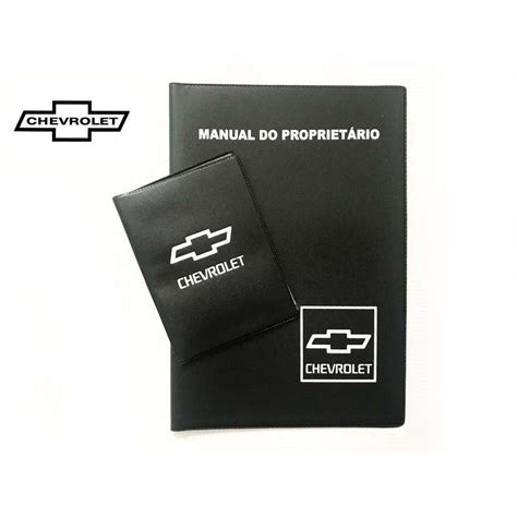 Capa Manual Do Propriet Rio Gm Chevrolet Preto E Branco Porta