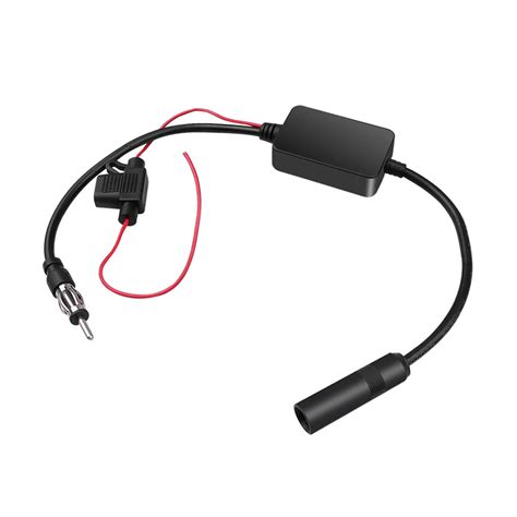 Antenne Radio De Voiture Noire Amplificateur Am Fm Ant Interface