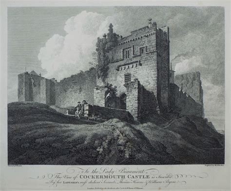 Antique Prints of Cockermouth Castle