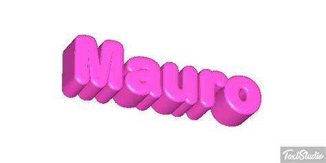 Mauro Nombre Diseños de logotipos GIF animados