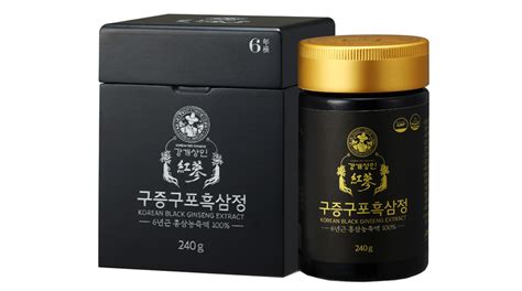 Korean Black Ginseng Extract Health Care Supplement Gobizkoreacom