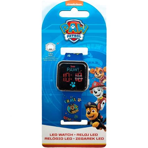 Rel Gio Led Digital Patrulha Pata Paw Patrol Brinquedos E Artigos De