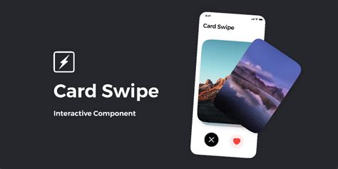 Card Swipe Ui Kit Interactive | UI4Free