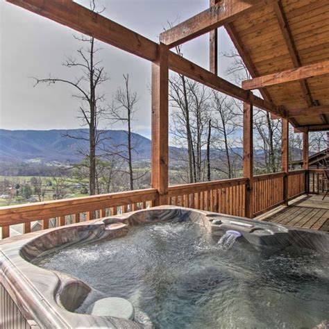 Smoky Mtn Log Cabin W Hot Tub Panoramic Views Pigeon Forge Artofit