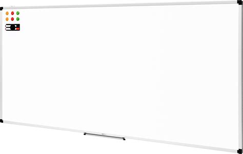 Amazon Basics Tableau Blanc Magnétique Avec Cadre En Aluminium Et Porte Marqueurs Effaçable à