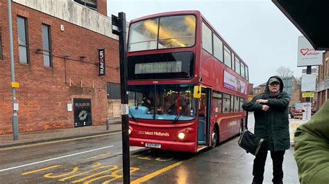 Very High Revs Dennis Trident Alexander Alx Bus On The To Sutton