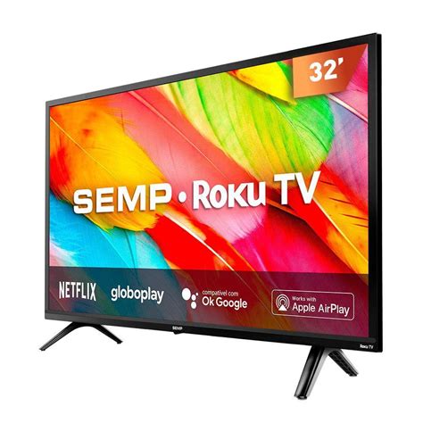 Smart Tv Semp Roku Casas Bahia