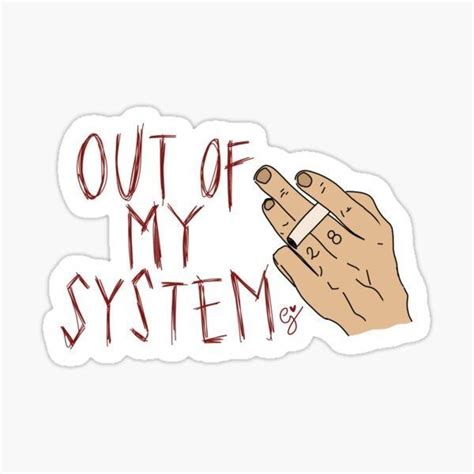 Out Of My System Louis Tomlinson Stickers Pegatinas Imprimir