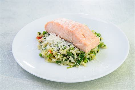 Risotto Met Gepocheerde Zalm Prinses M Xima Centrum Voeding