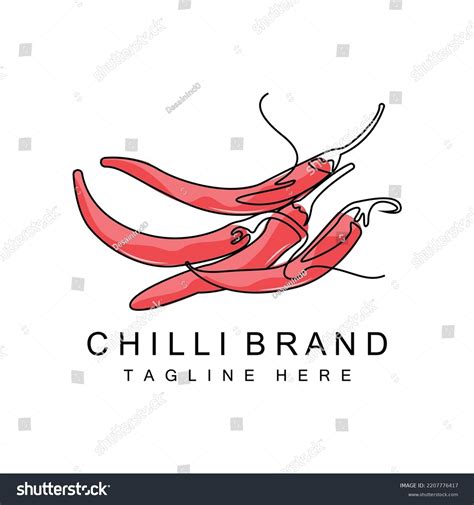 Spicy Chili Logo Design Red Vegetable Stock Vector Royalty Free 2207776417 Shutterstock