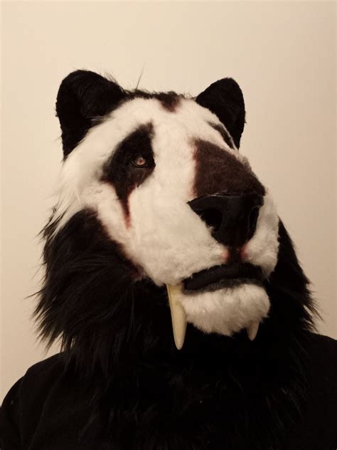 Ready To Ship Premade Realistic Smilodon Sabertooth Cat Tiger Fursuit