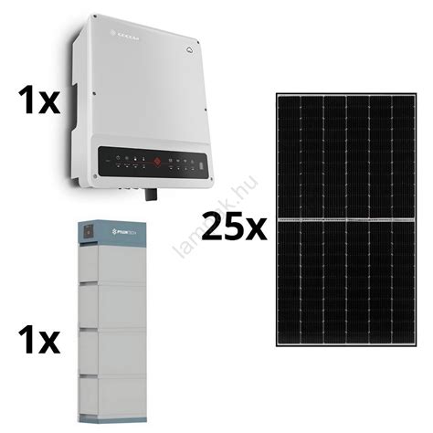 Napelem készlet GOODWE 10kWp JINKO 10kW GOODWE h konverter 3p 14 2 kWh