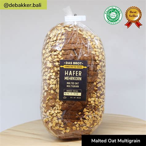 Jual Debakker Bakery Malted Oat Multigrain Healthy Food Diet Snack Low Gi Vegan Friendly