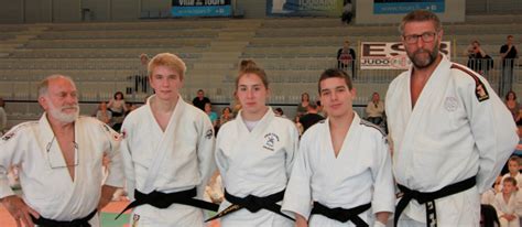 Trois nouvelles ceintures noires à l ES Beffroi Judo