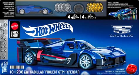Mattel Mega Bloks Hot Wheels Cadillac Hypercar JFR ArgosyToys Co Uk