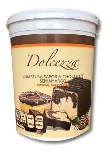 Cobertura De Chocolate Para Pastel Dolcezza Turín 1 Kg Ct