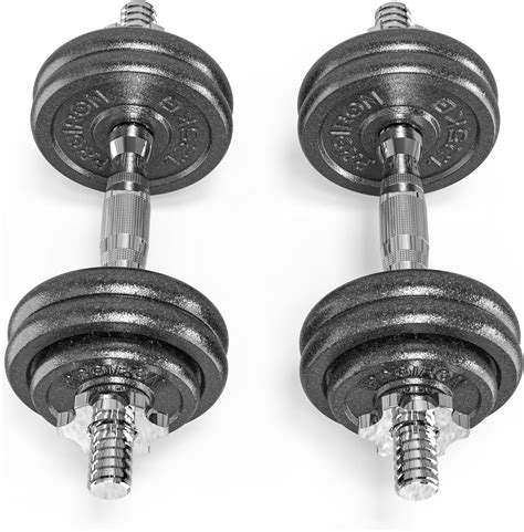 Proiron 15kg Cast Iron Adjustable Dumbbell Set Hand Weight With Solid