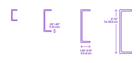 Steel Beam U Channel Dimensions Drawings Off