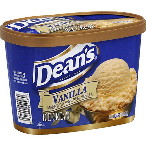 Dean S Country Fresh Vanilla Ice Cream Vanilla Miller And Sons