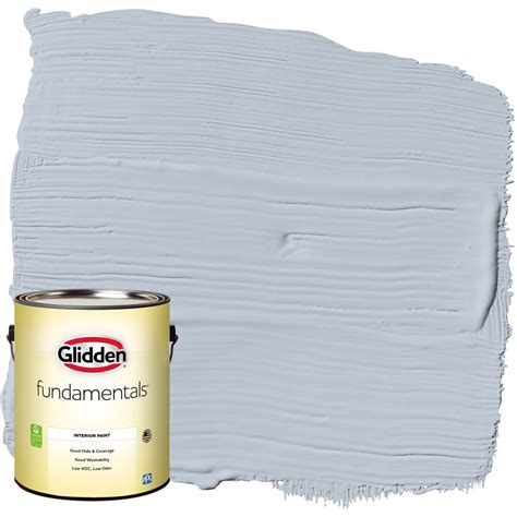 Glidden Fundamentals Interior Paint Blue Dolphin / Blue, Flat, 1 Gallon ...