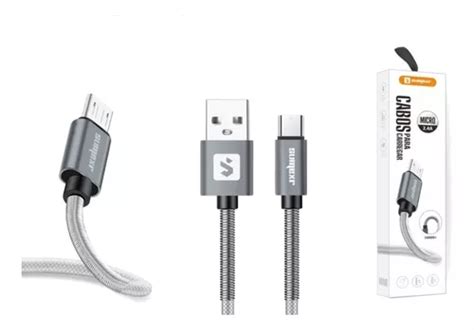 Cabo De Carregamento Rápido E Dados Micro Usb V8 De Metal 1m MercadoLivre