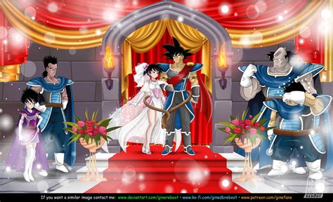 Gine Bardock Wedding Commission By Ginereboot On Deviantart